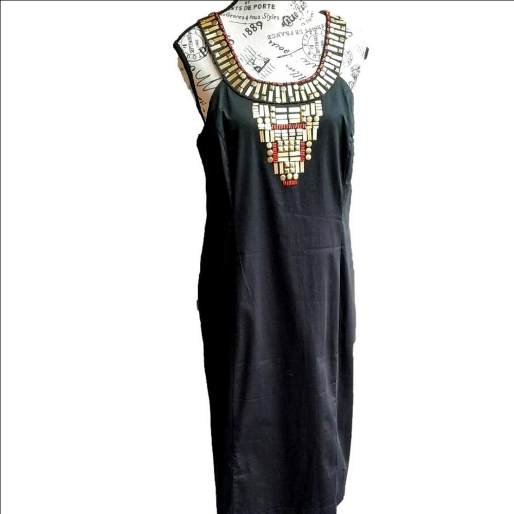 Maggy London Embellished Cocktail Dress